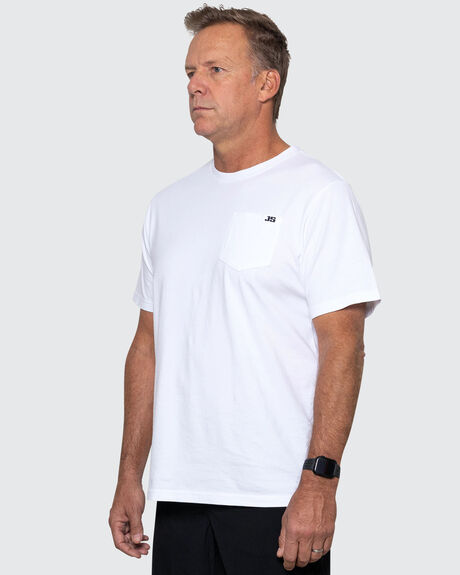 WHITE MENS CLOTHING JS INDUSTRIES BASIC TEES - JSCPT2