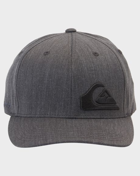 CHARCOAL HEATHER MENS ACCESSORIES QUIKSILVER HEADWEAR - AQYHA04692-KTAH