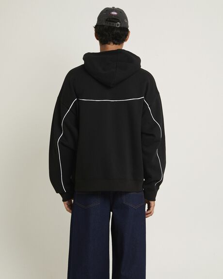 BLACK MENS CLOTHING SPENCER PROJECT HOODIES - SPMW25888-BLK-S
