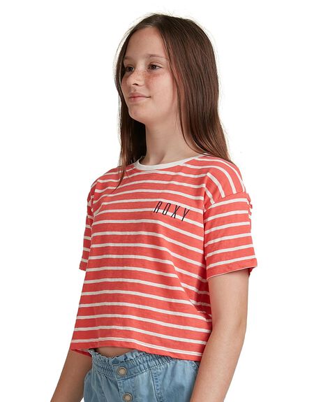 Roxy Girls 8-14 In My Life Cropped Tee - Deep Sea Coral | SurfStitch