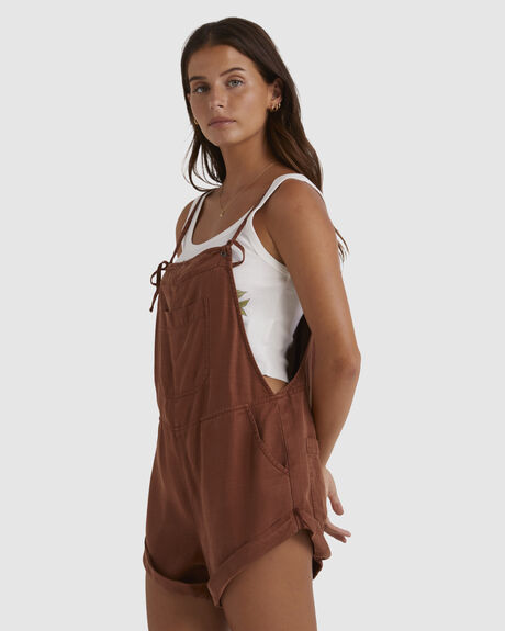 TOASTED COCONUT WOMENS CLOTHING BILLABONG PLAYSUITS + OVERALLS - UBJWD00243-CRC0