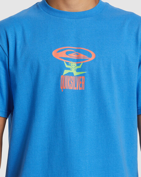 NEBULAS BLUE MENS CLOTHING QUIKSILVER T-SHIRTS + SINGLETS - AQYZT09910-BQV0