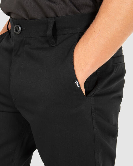 BLACK MENS CLOTHING UNIT PANTS - 239119003-BLACK