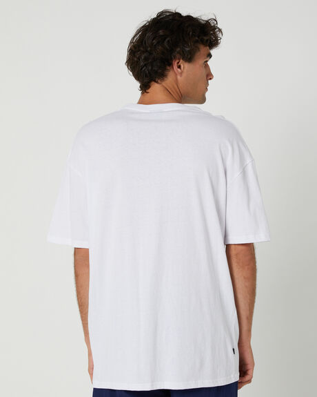 WHITE MENS CLOTHING STUSSY GRAPHIC TEES - ST035000WHITE