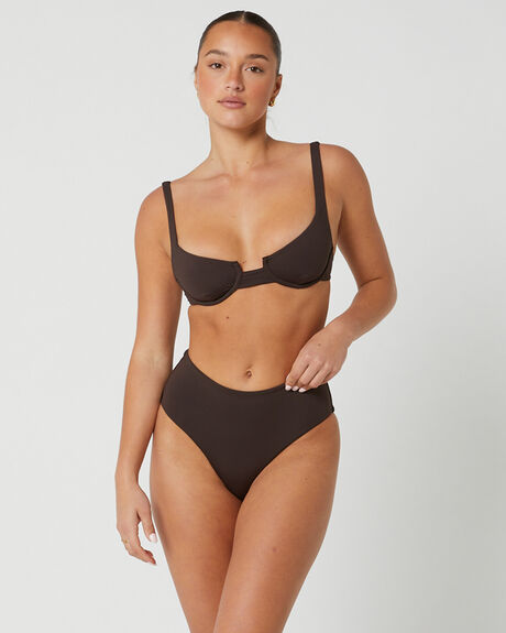 CHOCOLATE WOMENS SWIMWEAR SWELL BIKINI BOTTOMS - SWWW23142CHO