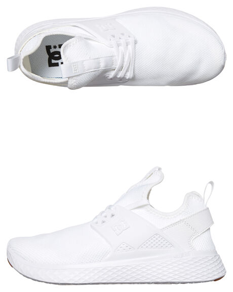WHITE MENS FOOTWEAR DC SHOES SNEAKERS - ADYS700125WHT