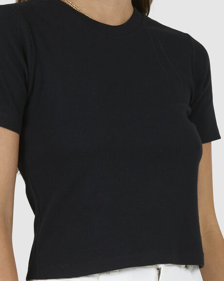 ANTHRACITE WOMENS CLOTHING ROXY TEES - URJKT03153-KVJ0