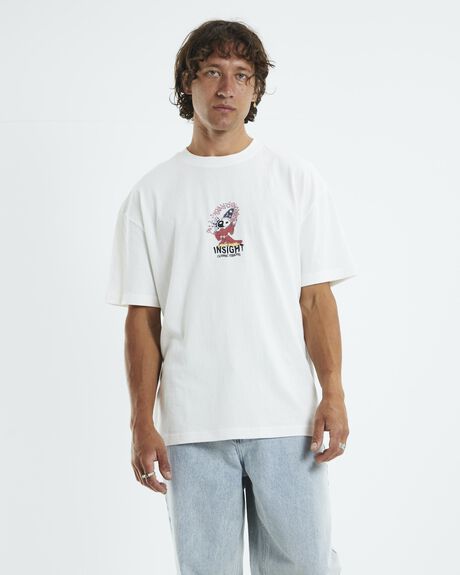 WHITE MENS CLOTHING INSIGHT GRAPHIC TEES - 52286700026