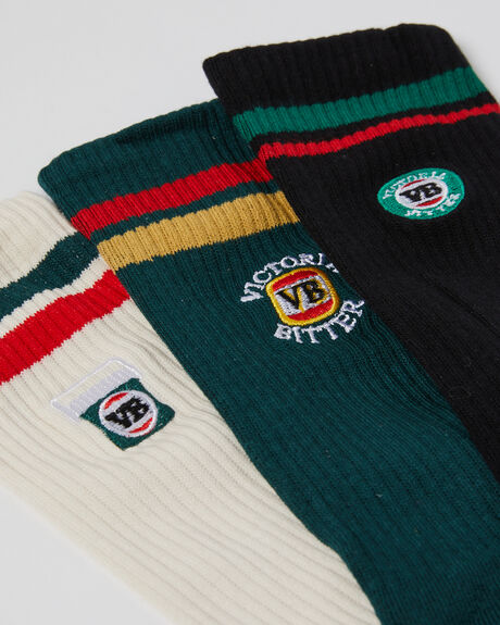 MULTI MENS ACCESSORIES FOOT-IES SOCKS + UNDERWEAR - FVIB852-MULT