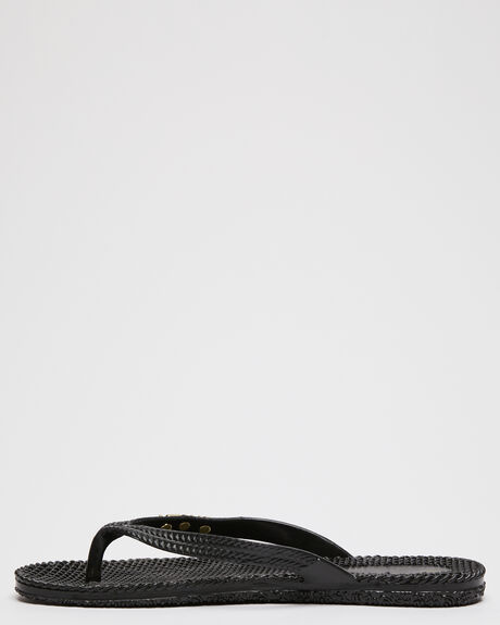 BLACK ONE WOMENS FOOTWEAR RUSTY THONGS - FOL0374BK1