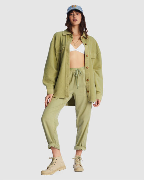 AVOCADO WOMENS CLOTHING BILLABONG COATS + JACKETS - ABJFT00350-AVO