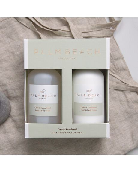 CLOVE SANDALWOOD HOME + BODY BODY PALM BEACH COLLECTION SKINCARE - PBC-GPHBCS