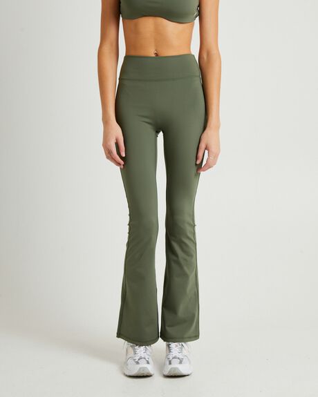 GREEN WOMENS CLOTHING SUBTITLED SPORTS CLUB PANTS - SSWW23113-GRN
