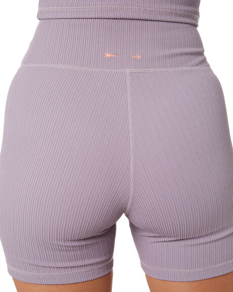 PURPLE WOMENS ACTIVEWEAR THE UPSIDE SHORTS - USW321089PUR