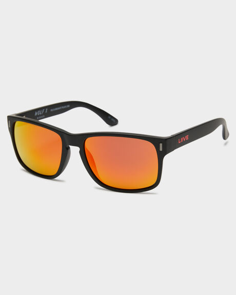For Men Black Sunglasses | Transmission - Quiksilver Ml - Red SurfStitch