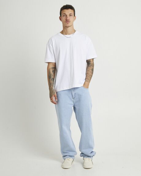 OPTIC WHITE MENS CLOTHING GENERAL PANTS CO. BASICS T-SHIRTS + SINGLETS - GPMS25100-WHT