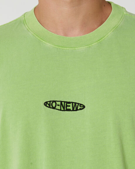 GREEN MENS CLOTHING NO NEWS T-SHIRTS + SINGLETS - NNMS24147-GRN