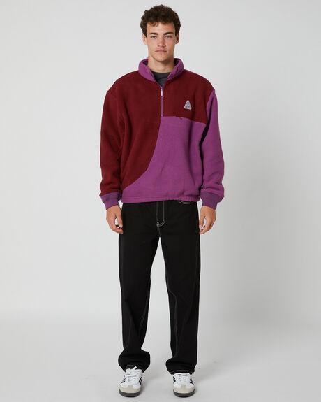 BERRY MENS CLOTHING HUF JUMPERS - FL00215-BERRY