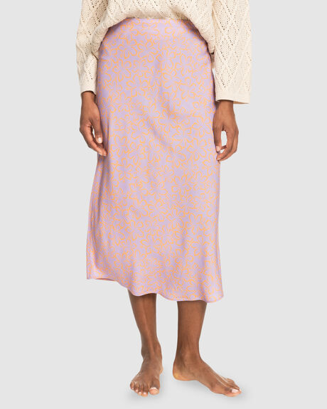 ORANGE HAWAIIAN HEAT WOMENS CLOTHING ROXY SKIRTS - ERJWK03140-NGZ4