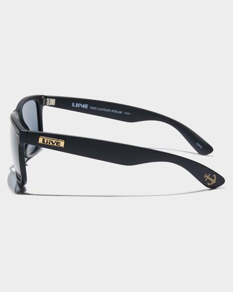 MATTE BLACK MENS ACCESSORIES LIIVE VISION SUNGLASSES - L0673AMBLK