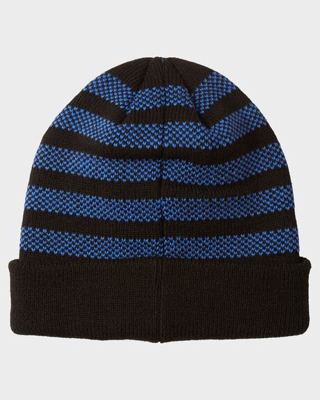 BLACK MENS ACCESSORIES QUIKSILVER HEADWEAR - AQYHA05449-KVJ0