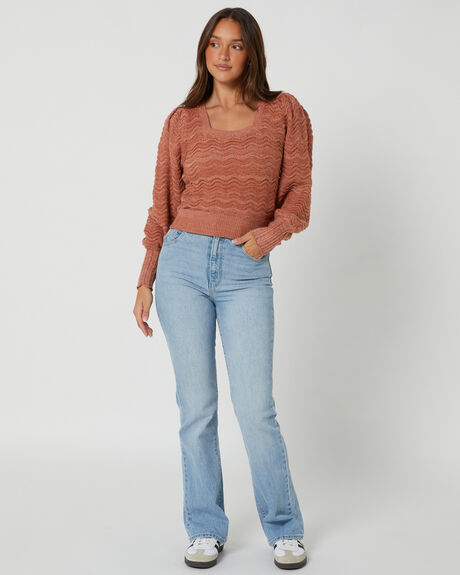 RUST WOMENS CLOTHING MINKPINK JUMPERS - MG2402809-RUST