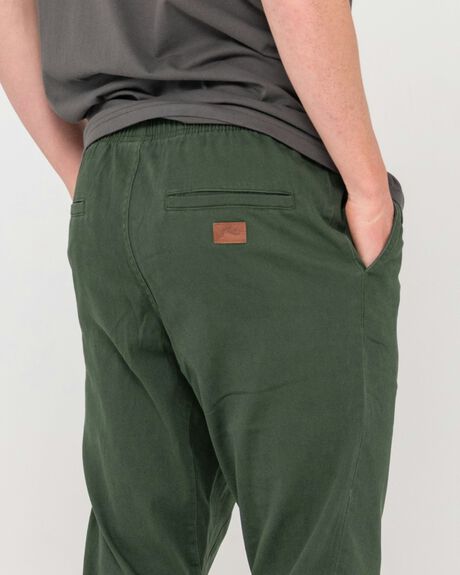 GREEN MENS CLOTHING RUSTY PANTS - W24-PAM0690-SMY-30