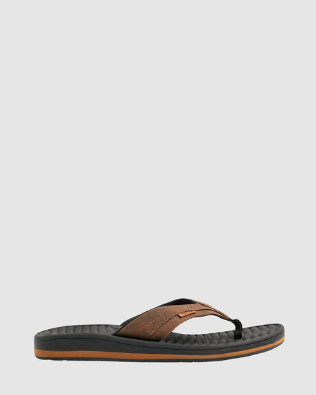 CHOCOLATE MENS FOOTWEAR KUSTOM THONGS - 4977201-CHC
