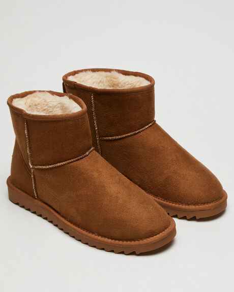 BROWN WOMENS FOOTWEAR SWELL BOOTS - JB0199BRN