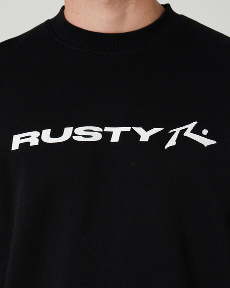 BLACK/WHITE MENS CLOTHING RUSTY JUMPERS - FTM1100-BWT