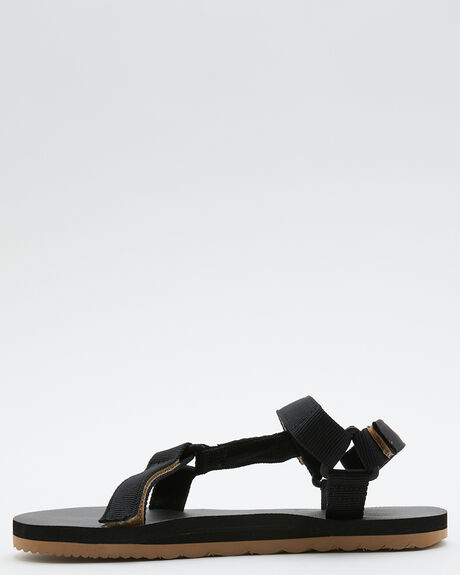BLACK TAN WOMENS FOOTWEAR RIP CURL SANDALS - 138WOT5140