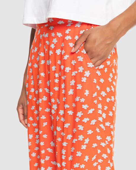 TIGER LILY FLOWER WOMENS CLOTHING ROXY PANTS - ERJNP03536-NME6