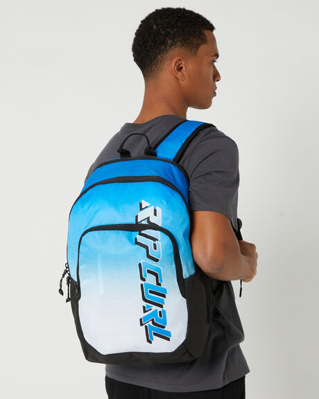 BLUE WHITE KIDS YOUTH BOYS RIP CURL BACKPACKS + BAGS - 141MBA1651