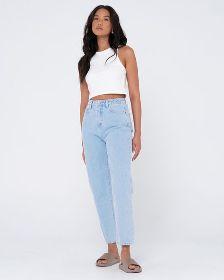 SKY BLUE HEATHER WOMENS CLOTHING RUSTY JEANS - W23-PAL1343-SBH-10
