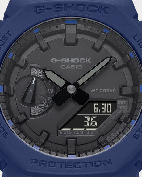 BLUE MENS ACCESSORIES G SHOCK WATCHES - GA2100-2ABLUE