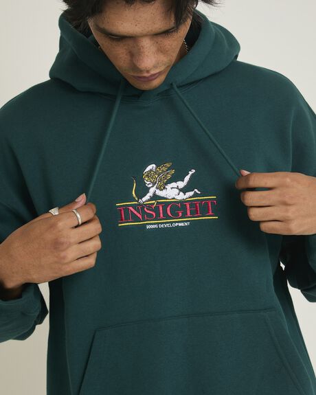 GREEN MENS CLOTHING INSIGHT HOODIES - INMW25856-GRN-S