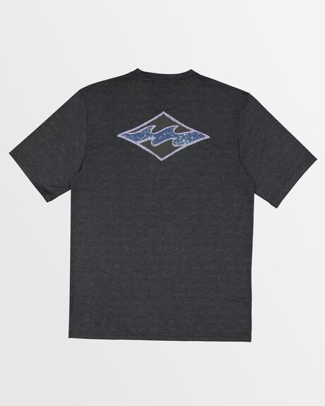 BLACK HEATHER SURF MENS BILLABONG RASHVESTS - UBYWR03024-BKH