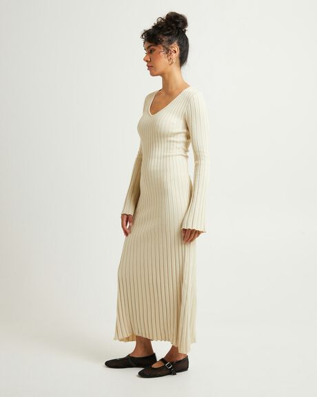 OAT WOMENS CLOTHING SUBTITLED DRESSES - 1000102282-BEI