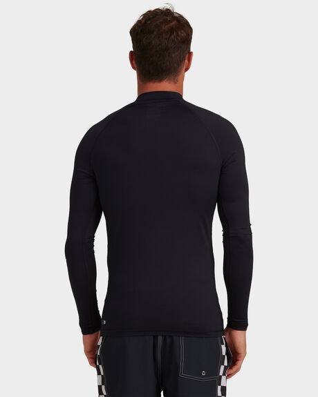BLACK SURF MENS QUIKSILVER RASHVESTS - EQYWR03297-KVJ0