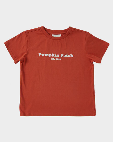 RED KIDS BOYS PUMPKIN PATCH TOPS - 20TB8027TPPRED