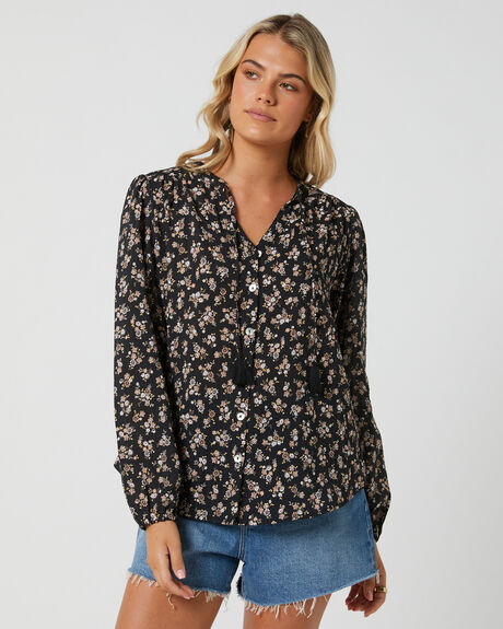 BLACK WOMENS CLOTHING ALL ABOUT EVE TOPS - 6420068BLK