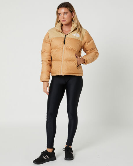 ALMOND BUTTER WOMENS CLOTHING THE NORTH FACE COATS + JACKETS - NF0A3XEOK1O