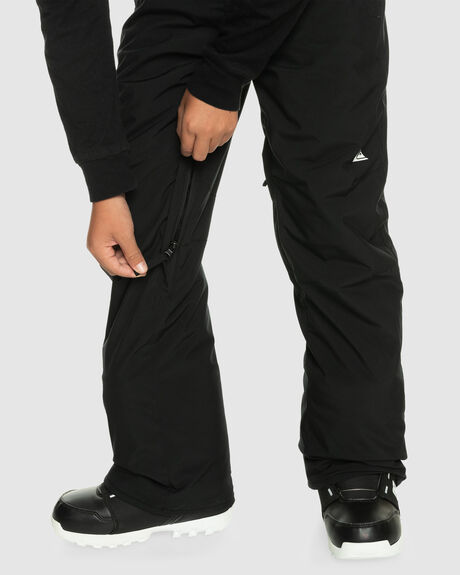 TRUE BLACK SNOW KIDS QUIKSILVER SNOW PANTS - EQBTP03051-KVJ0