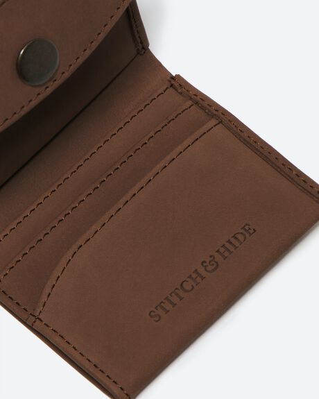 BROWN WOMENS ACCESSORIES STITCH AND HIDE PURSES + WALLETS - SHH_JOEY_BRN
