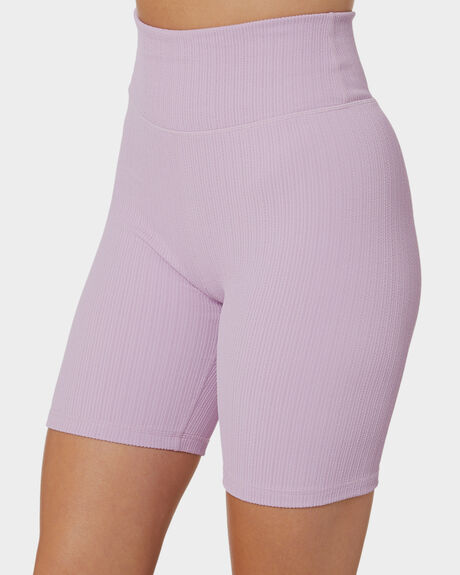 PURPLE WOMENS ACTIVEWEAR THE UPSIDE SHORTS - USW221106PUR