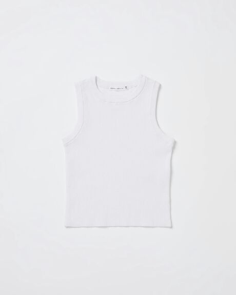 WHITE KIDS GIRLS GENERAL PANTS CO. BASICS TOPS - 1000104899-WHT-8-9