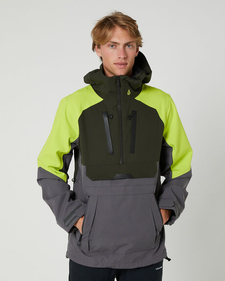 DARK GREY SNOW MENS VOLCOM SNOW JACKET - G0652210DGR