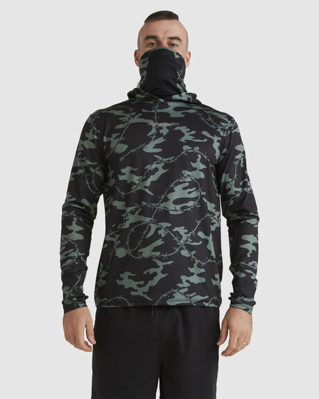 BLACK SURF MENS QUIKSILVER RASHVESTS - EQYWR03429-KVJ8