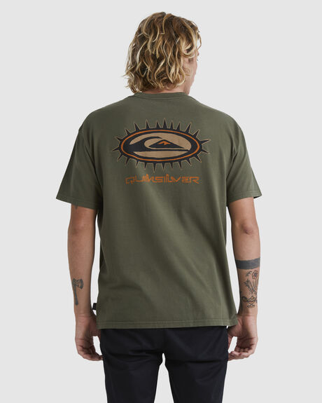 GRAPE LEAF MENS CLOTHING QUIKSILVER GRAPHIC TEES - EQYZT07169-CRE0