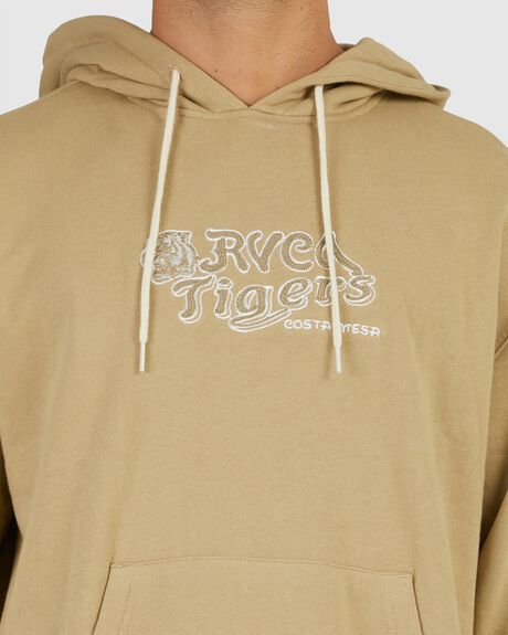 KHAKI MENS CLOTHING RVCA HOODIES - UVYFT00176-KHA